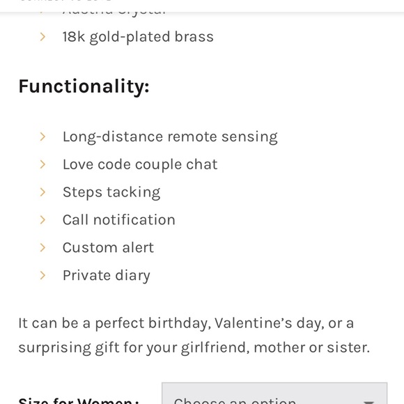 Totwoo Swarovski Smart Lily of the Valley Austria Crystal Bracelet XS, Single - Picture 4 of 10